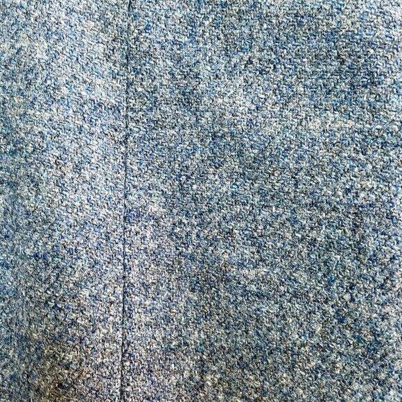 Talbots 100% Wool Blue Pleated Lined A-Line Skirt Preppy Office Size 2 Petite - Picture 6 of 12